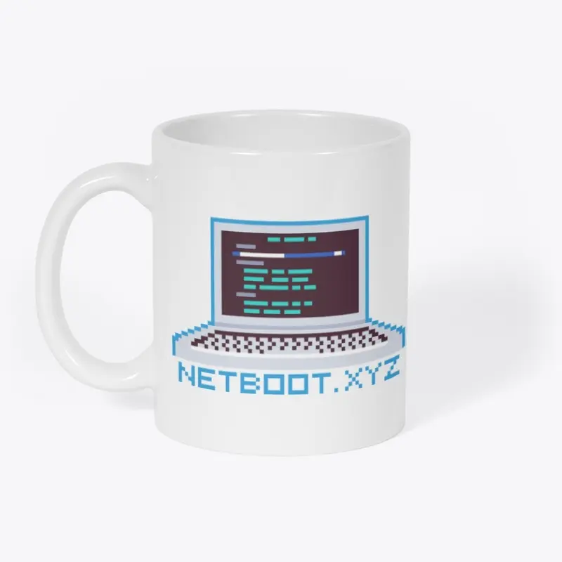 netboot.xyz white mug